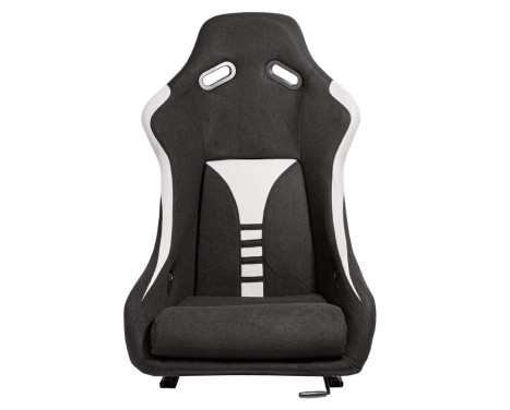 Sports seat 'RT' - Black/Grey - Fixed polyester backrest, Image 3