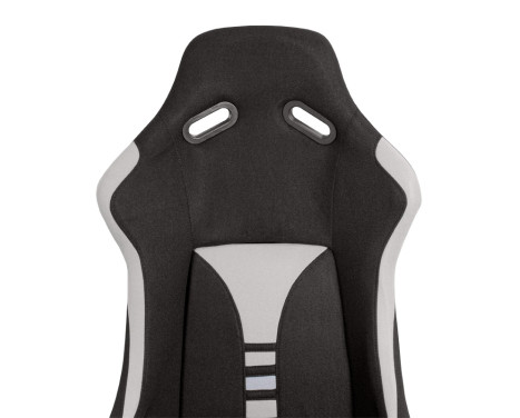 Sports seat 'RT' - Black/Grey - Fixed polyester backrest, Image 5