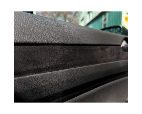 Foliatec Cockpit Design Foil Panther Wrap (Alcantara-Look) - Black - 15x140cm, Image 6