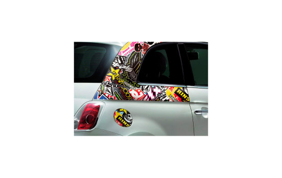 Stickerbomb Foil - Graffiti design 2 - Roll 60x200cm - self-adhesive, Image 6