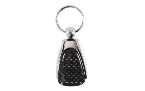 Simoni Racing Keyring Carbon with chrome