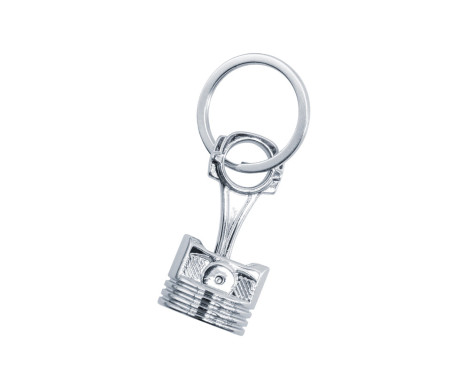 Simoni Racing Keyring Chrome Piston 2