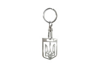 Stainless steel key ring - 'Ukraine' (Silver)