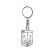 Stainless steel key ring - 'Ukraine' (Silver)
