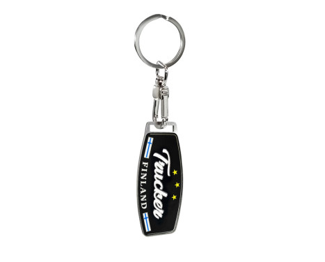 Stainless steel key ring - Trucker/Finland