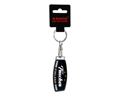 Stainless steel key ring - Trucker/Finland, Image 2