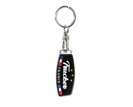Stainless steel key ring - Trucker/France, Image 2