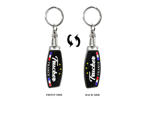 Stainless steel key ring - Trucker/France, Image 5