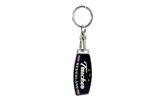 Stainless steel key ring - Trucker/Netherlands