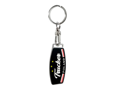 Stainless steel key ring - Trucker/Poland