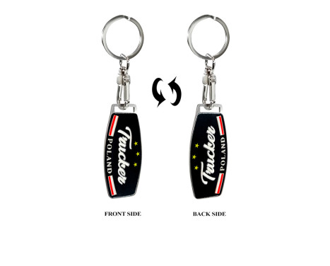 Stainless steel key ring - Trucker/Poland, Image 5
