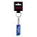 Stainless steel keyring - 'Moto' Blue, Thumbnail 2