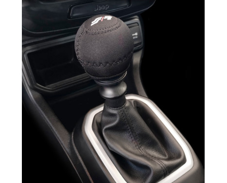 Simoni Racing Gear Knob Cover - Black + SR Logo, Image 2