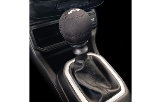 Simoni Racing Gear Knob Cover - Black + SR Logo, Image 2