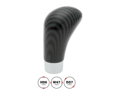 Simoni Racing Gear Knob Kerb - Carbon-Look, Image 2