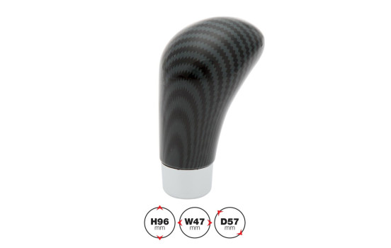 Simoni Racing Gear Knob Kerb - Carbon-Look, Image 2