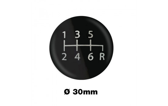 Simoni Racing Gear knob shift pattern 6-speed (reverse right bottom) ÃƒÂ˜30mm