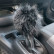Simoni Racing Gear Shift Knob Cover Fluffy Fur - Black, Thumbnail 2