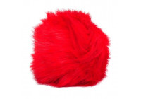 Simoni Racing Gear Shift Knob Cover Fluffy Fur - Red