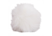 Simoni Racing Gear Shift Knob Cover Fluffy Fur - White
