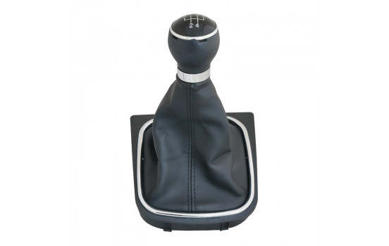 Simoni Racing Gear Shift Knob OEM Volkswagen Golf VI/Jetta - Black Leather + 2 Shift Patterns