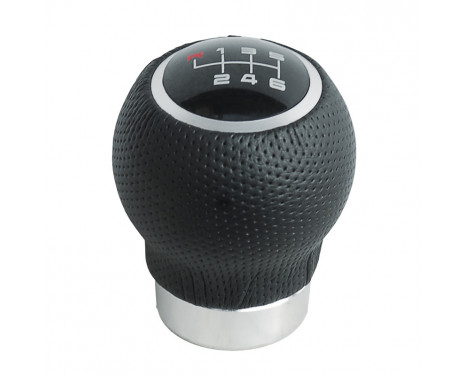 Simoni Racing Gear Shift Knob Rev - Black Leather + 3 Shift Patterns