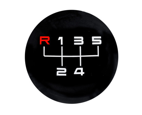 Simoni Racing Gear Shift Knob Rev - Black Leather + 3 Shift Patterns, Image 2