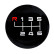Simoni Racing Gear Shift Knob Rev - Black Leather + 3 Shift Patterns, Thumbnail 4