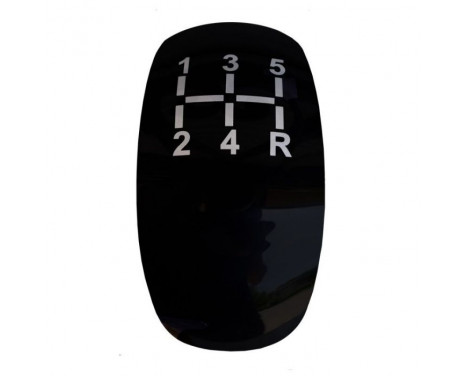Simoni Racing Gear Shift Knob Skin - Aluminium/Black Leather + 3 Shift Patterns, Image 4