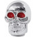 Simoni Racing Gear Shift Knob Skull - Chrome + Red Eyes