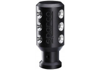 Sparco Gear Knob 'Piuma' - Black/Aluminium