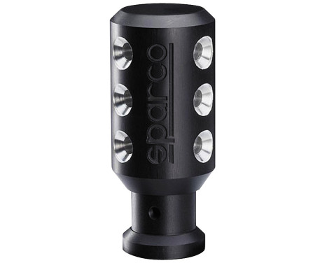 Sparco Gear Knob 'Piuma' - Black/Aluminium, Image 2
