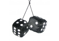 Mirror decoration dice black