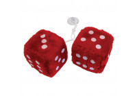 Mirror decoration dice red