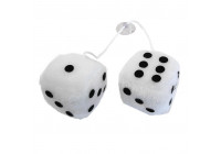 Mirror decoration dice white