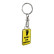 Stainless steel key ring - 'Baby On Board'