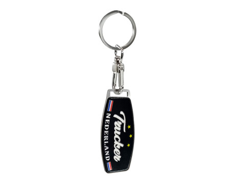 Stainless steel key ring - Trucker/Netherlands