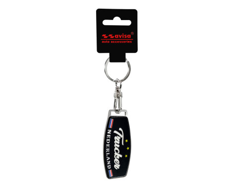 Stainless steel key ring - Trucker/Netherlands, Image 2