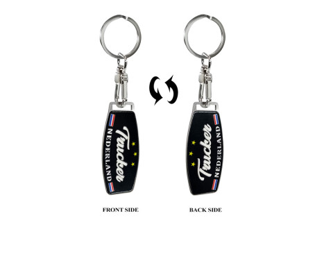 Stainless steel key ring - Trucker/Netherlands, Image 4