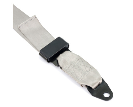 Racing Sport Belt 3-Point Silver + E-mark (2-inch), Image 2