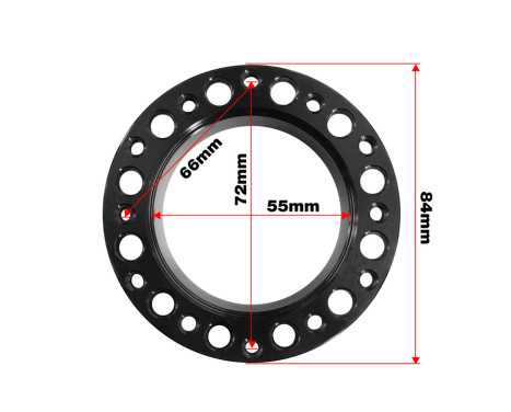 Simoni Racing Extension for steering hubs - Length 76mm, Image 3