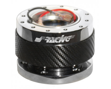 Simoni Racing Quick Release steering hub Carbon / Chrome - Length 55mm