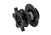 Sparco Quick Release steering hub - Black - 6x70mm