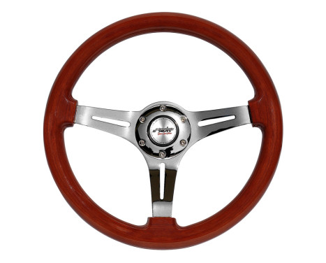 Simoni Racing Sport Steering Wheel Dijon 330mm - Real Wood, Image 2