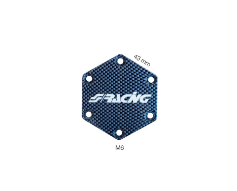 Simoni Racing Sport steering wheel Horn cover - Carbon-Look, Image 3