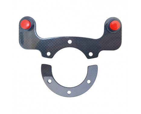 Simoni Racing Sport steering wheel Support - Carbon - incl. 2 push buttons