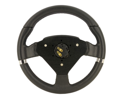 Simoni Racing Sports handlebar Montecarlo 320mm - Black Leather, Image 4