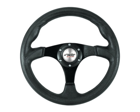 Simoni Racing Sports Steering Wheel Barchetta Poly / Nera 320mm - Black, Image 2