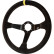 Simoni Racing Sports Steering Wheel Carrera 350mm - Black Suede (Deep Dish 6cm), Thumbnail 2