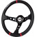 Simoni Racing Sports Steering Wheel Gravel 350mm - Black Eco-Leather (Deep Dish), Thumbnail 2